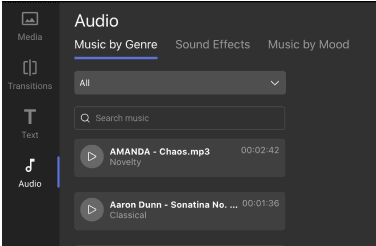 app audio